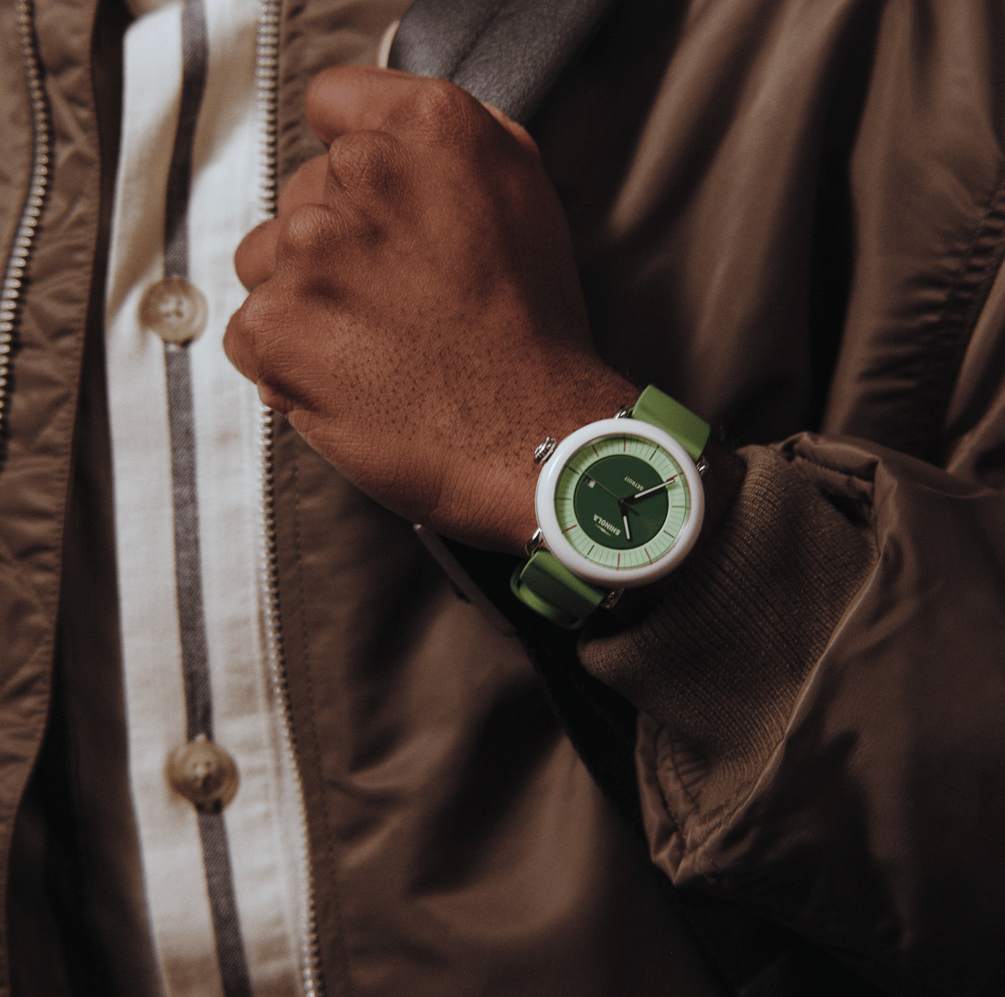 Detrola Olive Green Watch