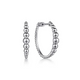 Sterling Silver Bujukan Classic Hoop Earrings
