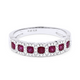 Ruby and Diamond Band Ring