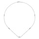 Sterling Silver Bujukan Bead 18" Station Necklace