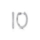 Sterling Silver Bujukan 20MM Classic Hoop Earrings
