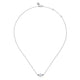 Sterling Silver Pearl Bujukan Pendant Necklace