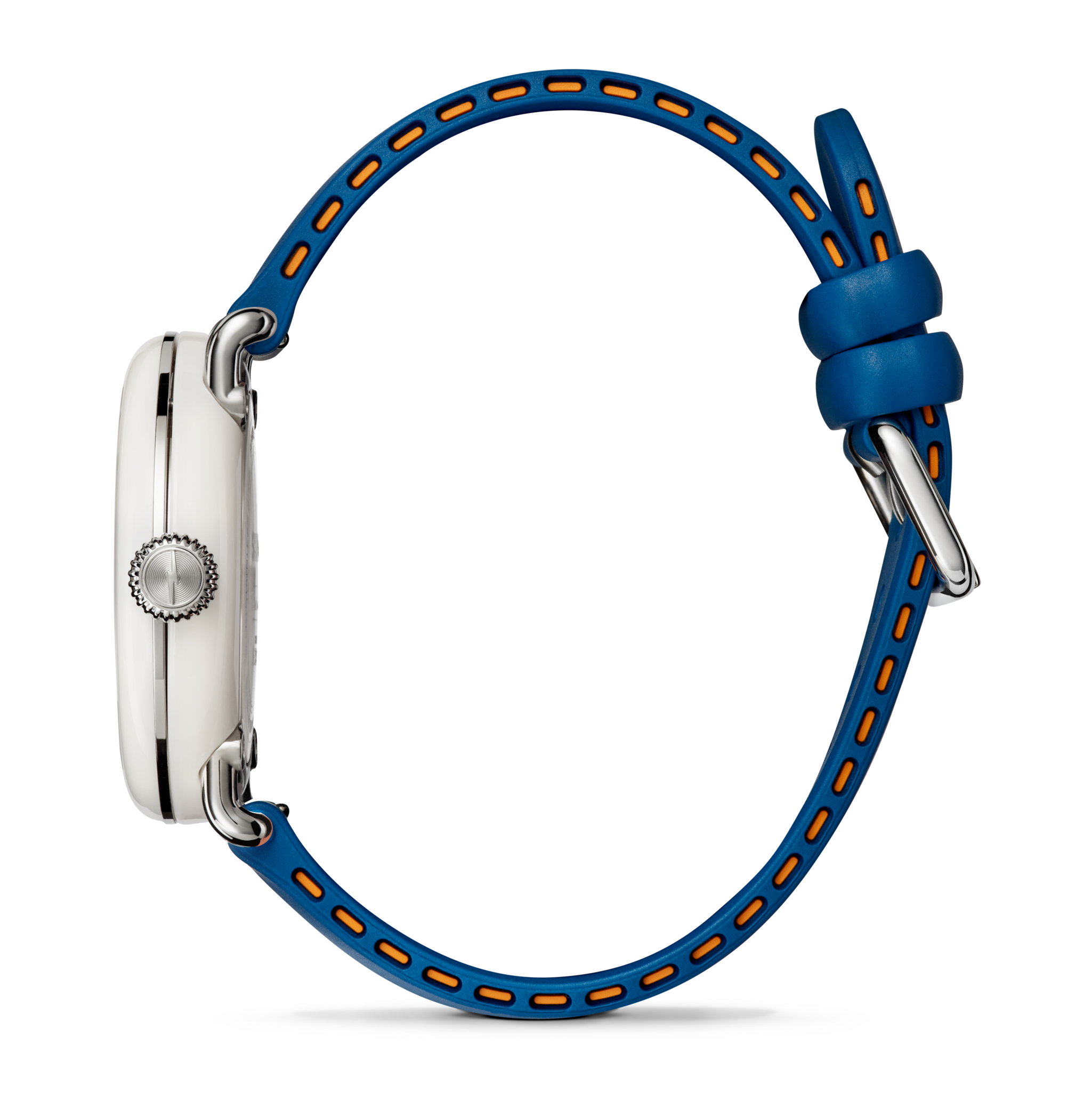 Detrola Blue Watch - caseback