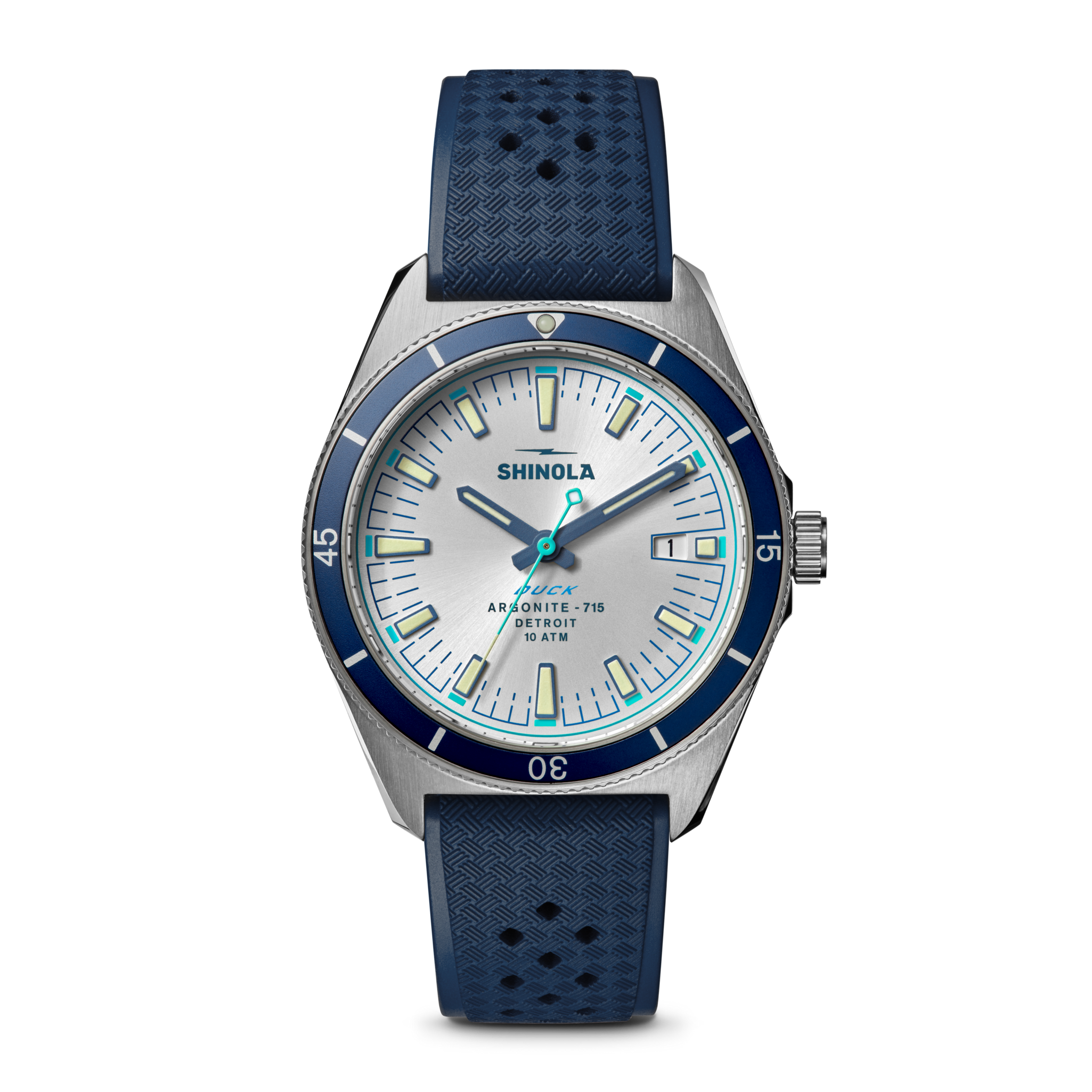 Duck 3HD 40mm Watch, Alabaster Dial - main