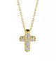 Small Diamond Cross Necklace