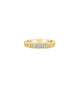 Yellow Gold Confetti Diamond Flush set Ring