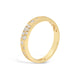 Yellow Gold Confetti Diamond Flush set Ring