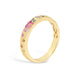 Rainbow Sapphire Band Ring