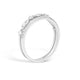 White Gold Diamond East-West Marquise Line Stackable Ring