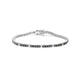 White Gold Black and White Diamond Tennis Bracelet