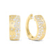 Diamond Confetti Signature Huggie Earrings