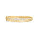 Yellow Gold Confetti Diamond Flush Set Bangle