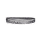 Black Rhodium Confetti Diamond Flush Set Bangle Bracelet