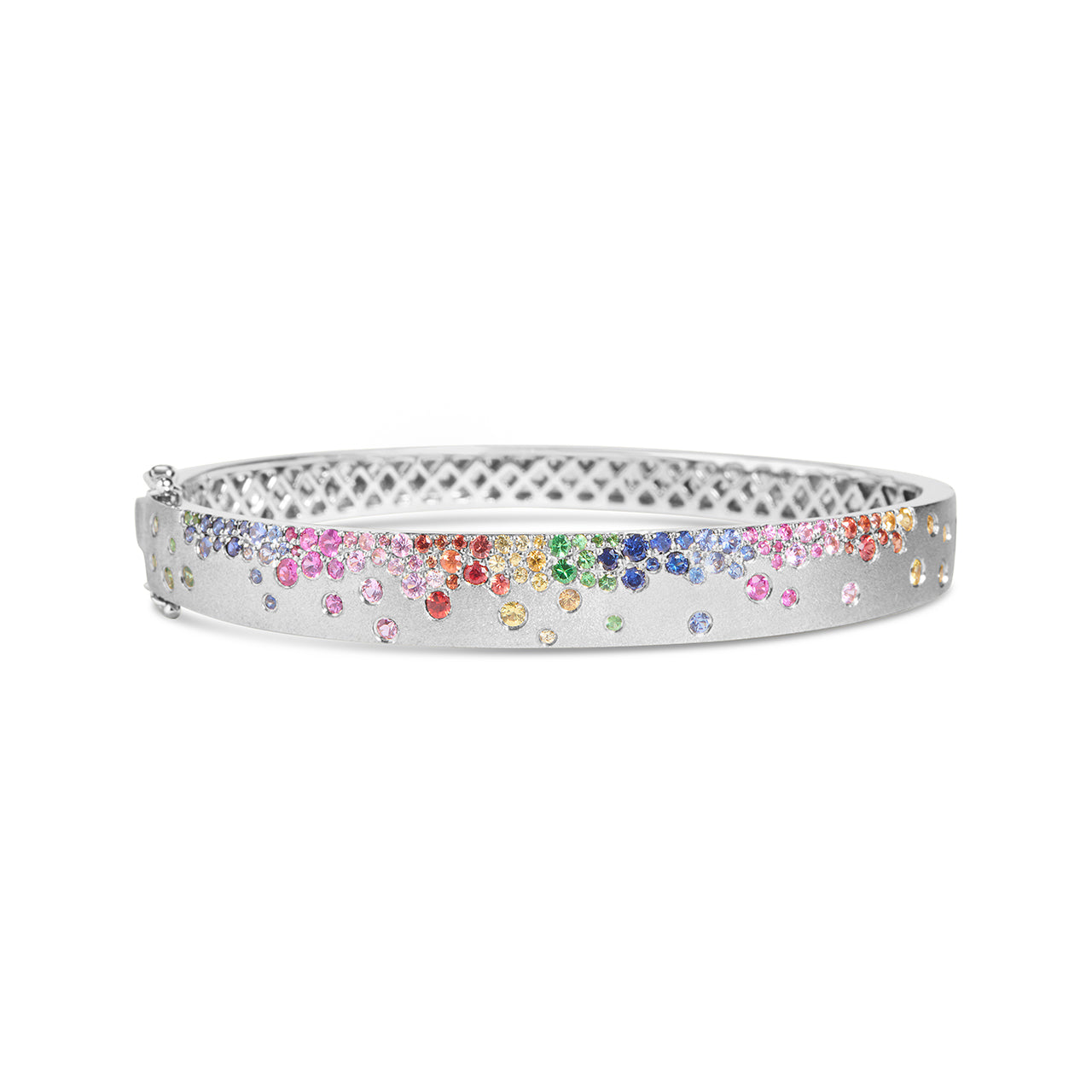 Rainbow Sapphire Bangle