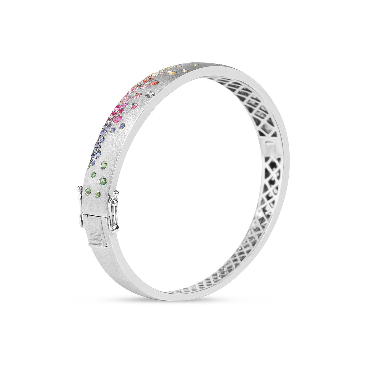 Rainbow Sapphire Bangle