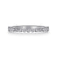 Bezel Set Diamond Wedding Band