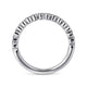 Bezel Set Diamond Wedding Band