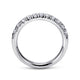 Portofino White Gold 11-Stone French Pave Diamond Wedding Band, 0.50 ctw