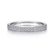 Channel Set Diamond Wedding Band