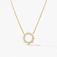 Yellow Gold Aerial Eclipse Medium Pendant Necklace