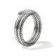 Sterling Silver Double Dot Coil Bracelet