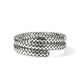 Sterling Silver Double Dot Coil Bracelet