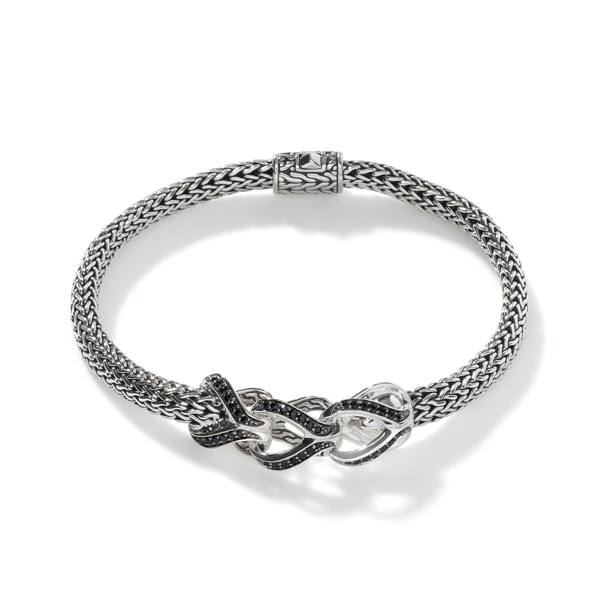 John Hardy Sapphire Modern Chain Link Bracelet - Sterling Silver