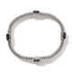 John Hardy Sterling Silver Station Bracelet with Black Sapphire, 5mm