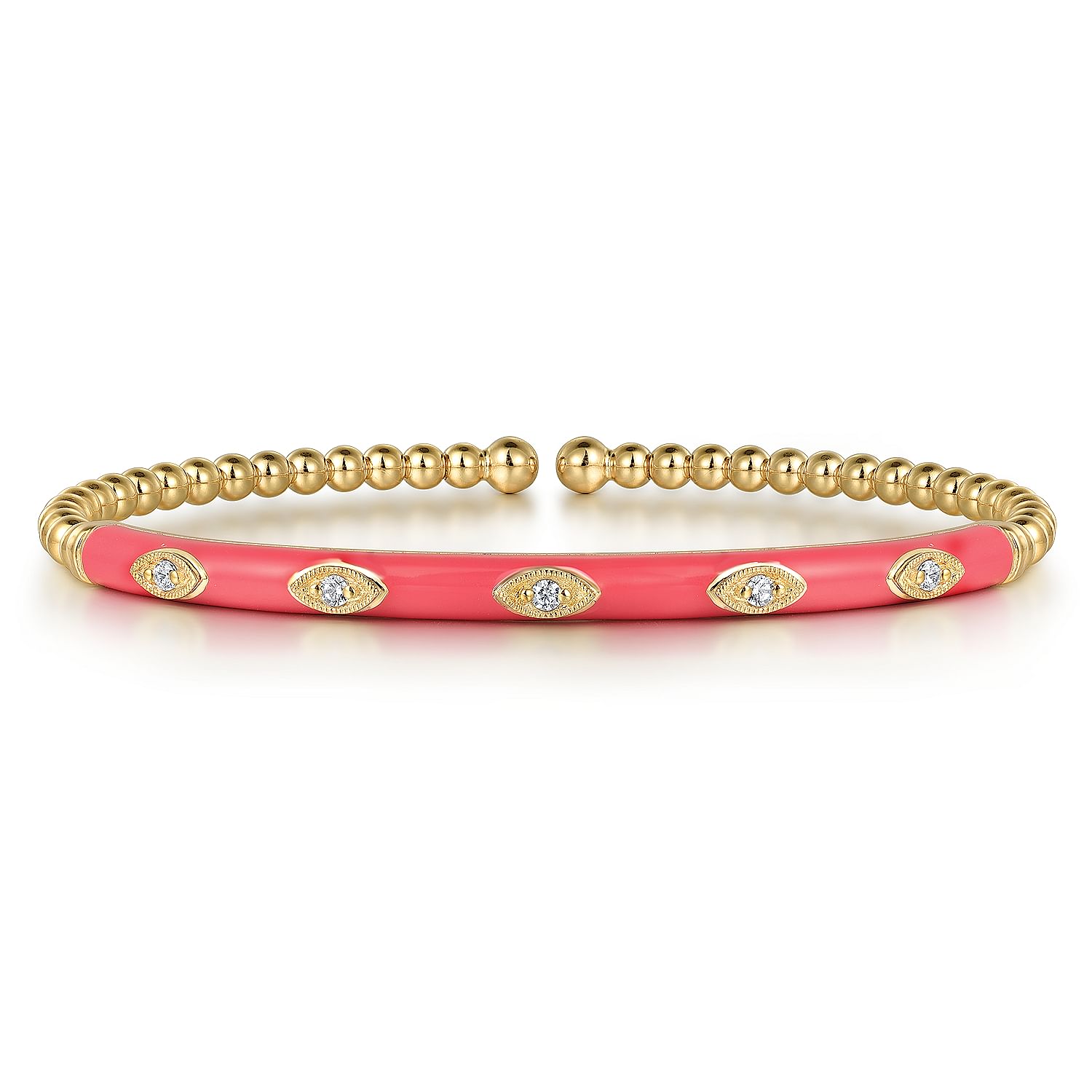 Bujukan Pink Enamel Bracelet