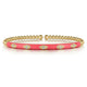 Bujukan Pink Enamel Bracelet