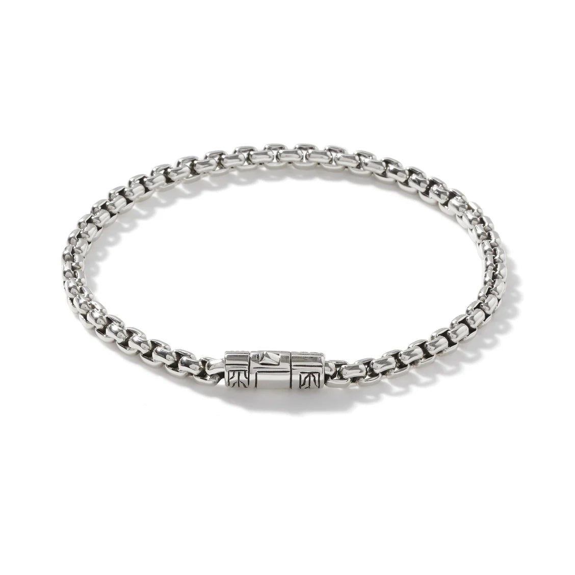 Sterling Silver Classic Box Chain Bracelet