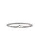 Back view of the John Hardy sterling silver Heishi rondel bracelet