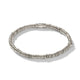 Men's Sterling Silver Heishi Bracelet, 4mm