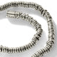 Men's Sterling Silver Heishi Bracelet, 4mm