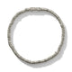 Men's Sterling Silver Heishi Bracelet, 4mm