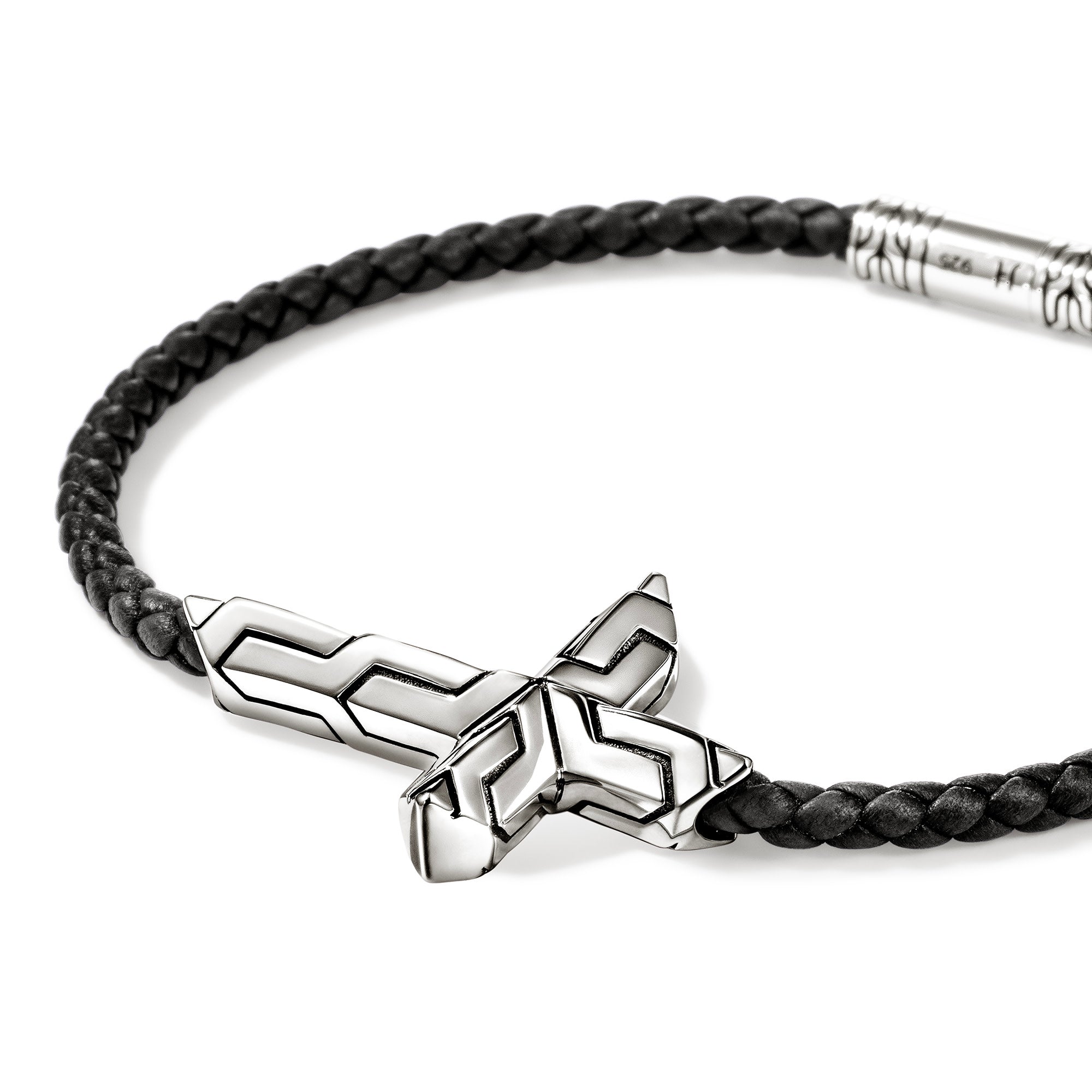 Men's Icon 50 Cross Leather Bracelet