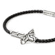 Men's Icon 50 Cross Leather Bracelet