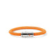John Hardy Stainless Steel and Orange Rubber Cord Bracelet, 6mm