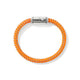 John Hardy Stainless Steel and Orange Rubber Cord Bracelet, 6mm
