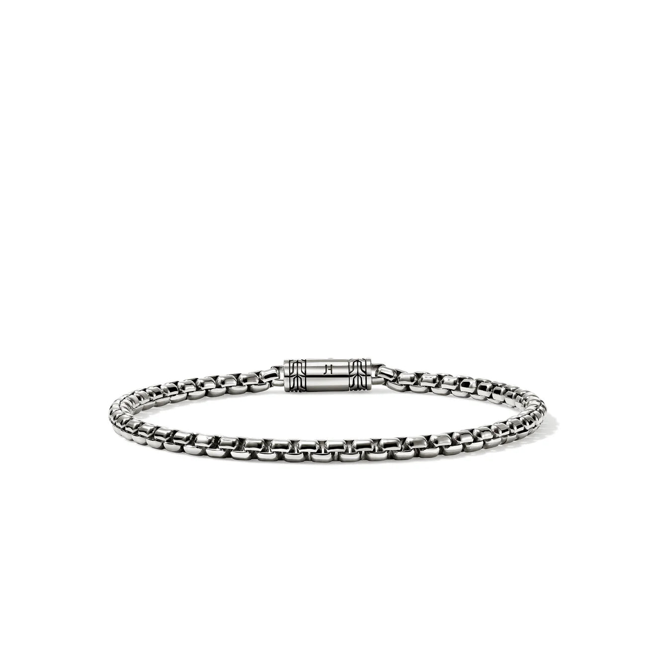 Sterling Silver 3.7MM Box Chain Bracelet