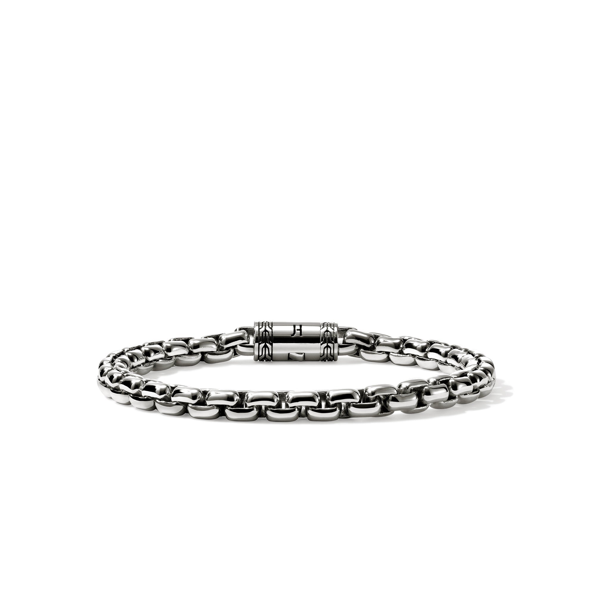 John Hardy Sterling Silver Box Chain Bracelet, 6mm