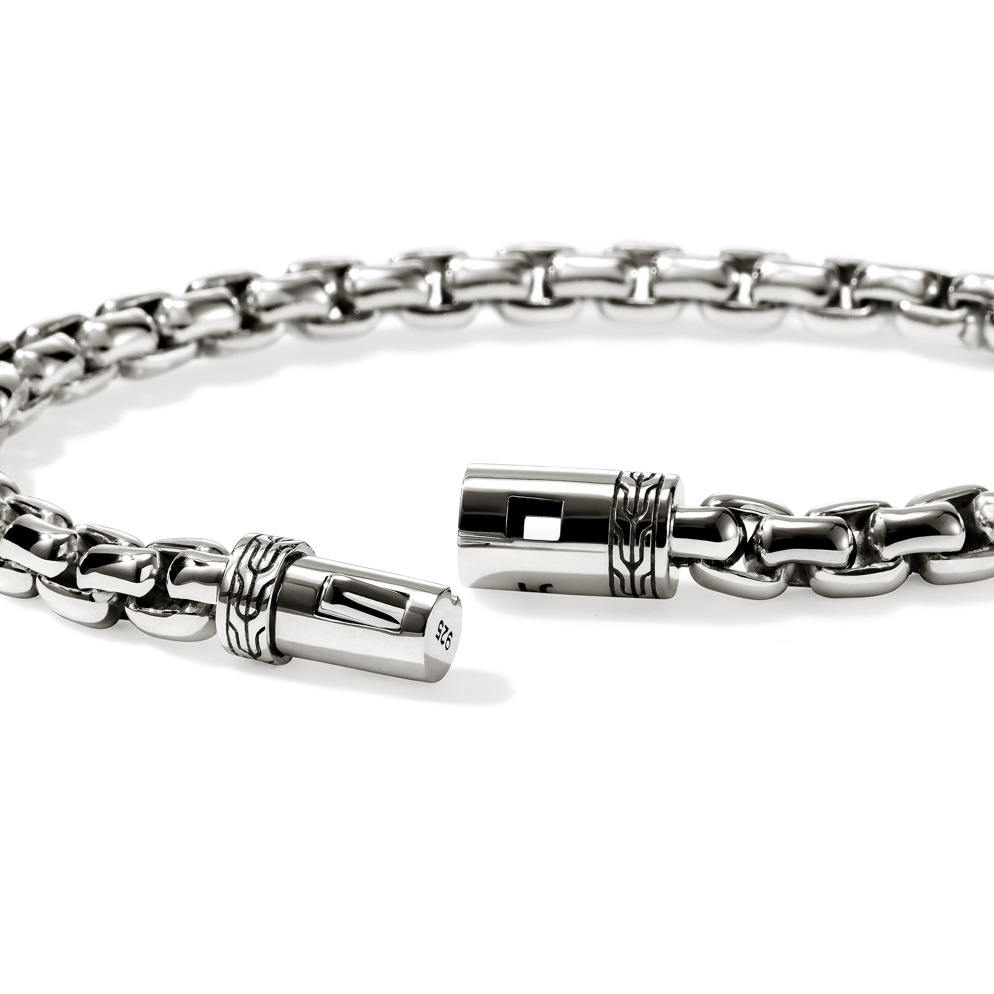 John Hardy Sterling Silver Box Chain Bracelet, 6mm