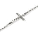 Sterling Silver Essential Cross Bracelet