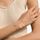 Sterling Silver Essential Cross Bracelet