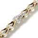 John Hardy 14K Yellow Gold Surf Bracelet with Diamonds