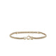 Yellow Gold Chain and Pave Diamond Bracelet