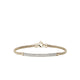 Yellow Gold Chain and Pave Diamond Bracelet