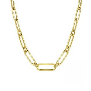 Paperclip Link Chain Necklace