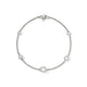 John Hardy Sterling Silver Lovestruck Station Bracelet with Lab Grown Diamonds, 1.45 ctw