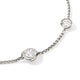 John Hardy Sterling Silver Lovestruck Station Bracelet with Lab Grown Diamonds, 1.45 ctw